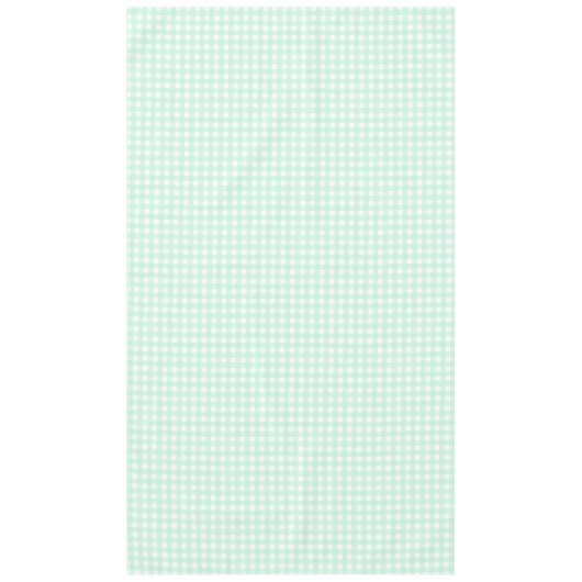 F & L Green Gingham Tafelkleed (Voorkant)