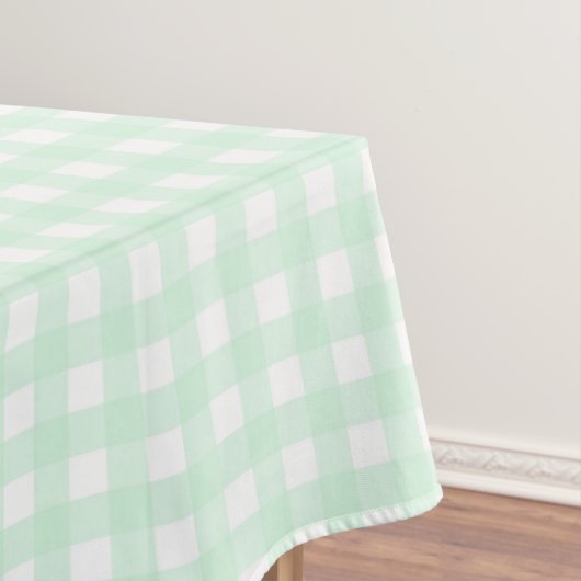 F & L Green Gingham Tafelkleed (Voorbeeld)