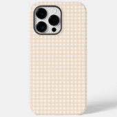 F & L Peach Gingham Case-Mate iPhone Case (Achterkant)