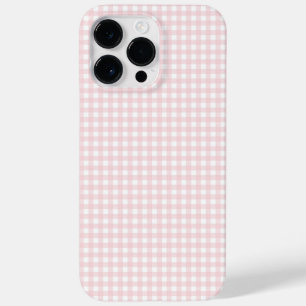 F & L Peach Gingham Case-Mate iPhone 14 Pro Max Hoesje
