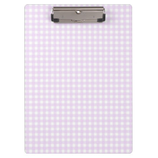 F & L Roze Gingham Klembord