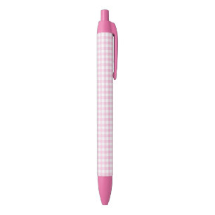 F & L Roze Gingham Pen