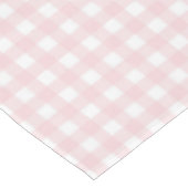 F & L Tan Gingham Tafelkleed (Gekanteld)