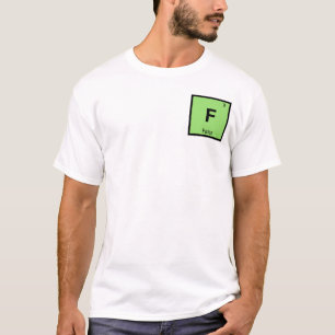 F - Lotsen Grieks Scheikunde Periodiek Systeem Sym T-shirt