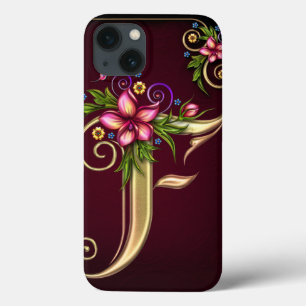 F Monogram iPad-aircase iPhone 13 Hoesje