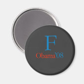 F OBAMA MAGNEET (Voorkant / Achterkant)