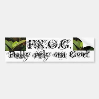 F.R.O.G. Bumpersticker