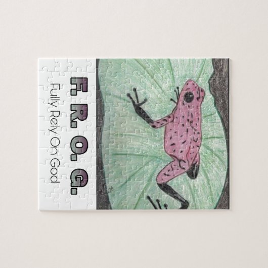 F.R.O.G. - Vertrouw volledig op God Legpuzzel (Horizontaal)