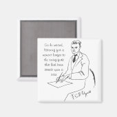 F. Scott Fitzgerald Magneet (Voorkant / Achterkant)