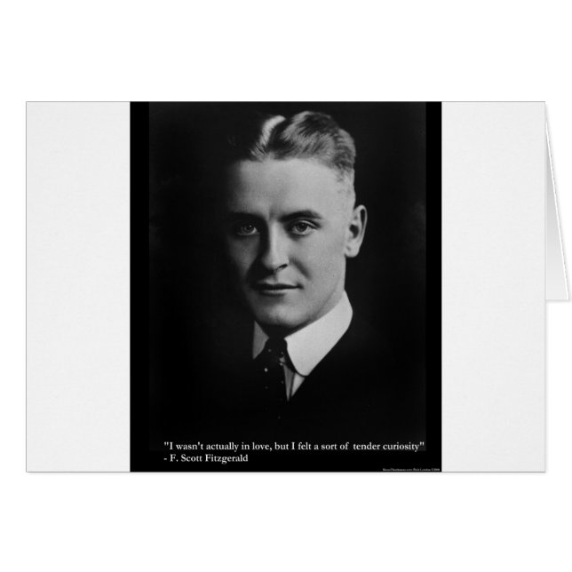 F Scott Fitzgerald Offre Curiosity Cadeaux et Tee  (Devant horizontal)