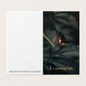 F. Scott Fitzgerald quote Kaart (Buitenkant ongevouwen)