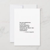 F Scott Fitzgerald Quote Save The Date (Voorkant)