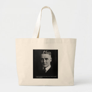 F Scott Fitzgerald Tederheid Nieuwsgierigheid Cade Grote Tote Bag