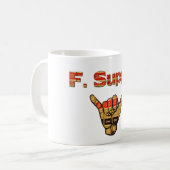F. Supp? Koffiemok (Voorkant links)
