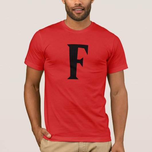F T-SHIRT (Voorkant)