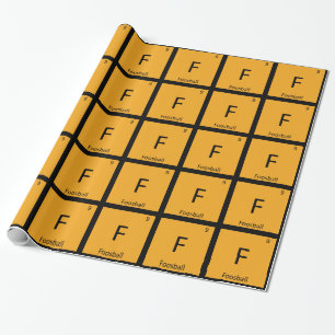F - Tafelvoetbalspelen Chemie Periodiek Systeem Sy Cadeaupapier
