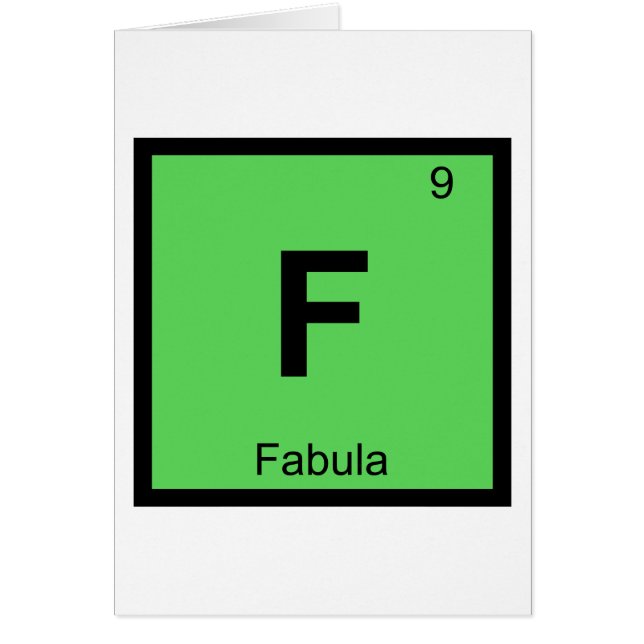 F - Théorie cinématographique Fabula Chimie Tablea (Devant)