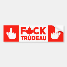 F Trudeau Canadese vrachtwagenchauffeurs Freedom C Bumpersticker