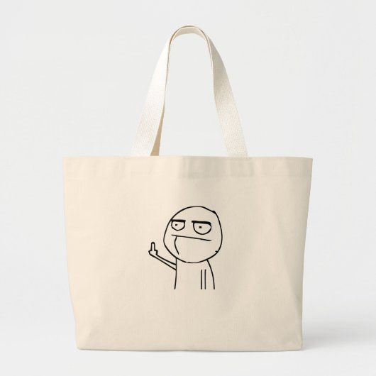 F U guy Grote Tote Bag (Voorkant)