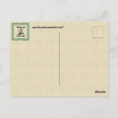F U Musk-Briefkaart Briefkaart (Achterkant)