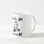 F U Musk Coffee Mok (Voorkant rechts)