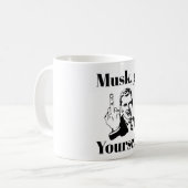 F U Musk Coffee Mok (Voorkant links)