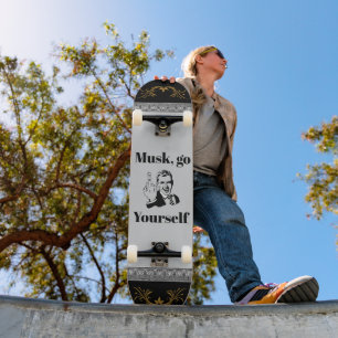 F U Musk Trucker Hat Skateboard