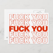 F U parodieert Briefkaart (Voorkant / Achterkant)