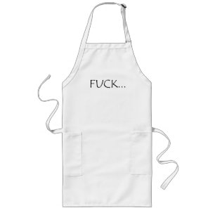 F....vloek slang woord T-Shirt Lang Schort