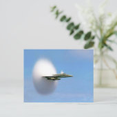 FA-18 Hornet Breaking Sound Barrier Briefkaart (Staand voorkant)