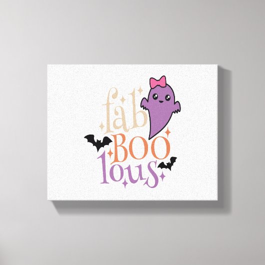 Fa BOO Lous Fa BOO Lous Halloween Ghost Canvas Afdruk (Voorkant)