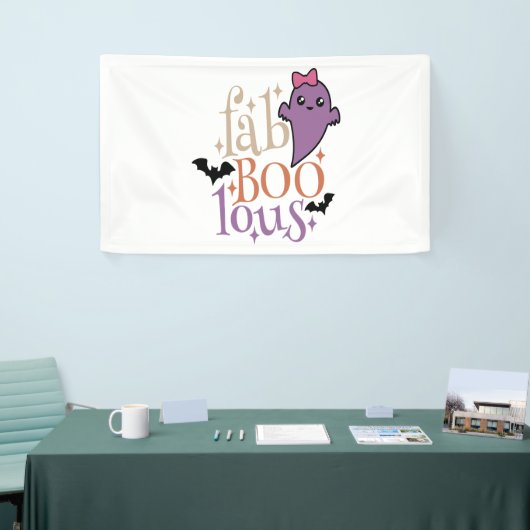 Fa BOO Lous Fa BOO Lous Halloween Ghost Spandoek (Beurs)