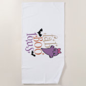 Fa BOO Lous Fa BOO Lous Halloween Ghost Strandlaken (Voorkant)