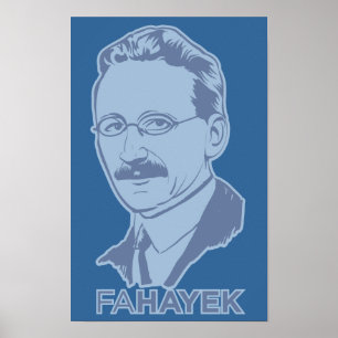 FA Hayek Poster