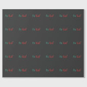 FA (LA)8 Grappig nerdy Wiskunde kerstcadeau Cadeaupapier (Vlak)