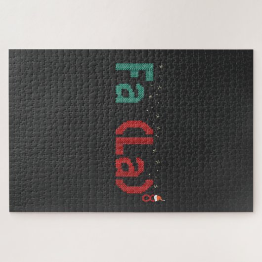 FA (LA)8 Grappig nerdy Wiskunde kerstcadeau Legpuzzel (Horizontaal)