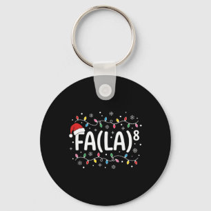Fa La 8 Grappige Kerstlied Santa Wiskunde Leraar S Sleutelhanger