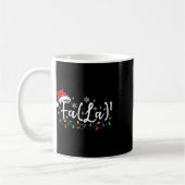 Fa (la)8 Grappige Kerstman Fa La Wiskunde Leraar Koffiemok (Links)
