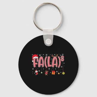 Fa (la)8 Grappige Kerstman Fa La Wiskunde Leraren Sleutelhanger