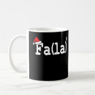 Fa La 8 Shirt - Wiskunde kerstleraar Shirt Fa La L Koffiemok