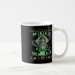 Fa La 8 Valhalla Santa Hat Viking Skull Kerstmis Koffiemok