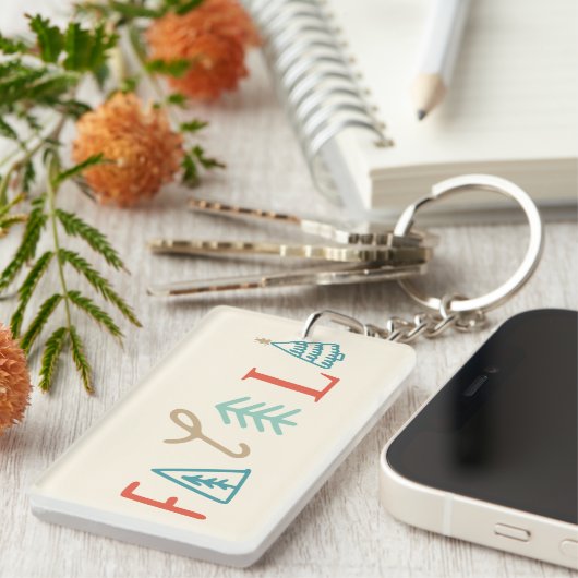 Fa La Funny Christmas Tree Vakantie Baby Deken Sleutelhanger (Voorkant Rechts)