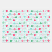 Fa La Garland Kerst inpakpapier Trio 3 (Voorkant 3)