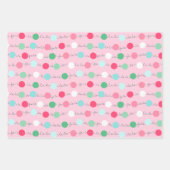 Fa La Garland Kerst inpakpapier Trio 3 Vel (Voorkant)