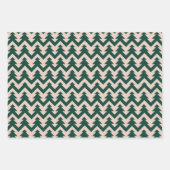 FA LA Green & Pink Typographic Kerstcarol Inpakpapier Vel (Voorkant 3)