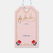 Fa La Kerstmis Nutkraker Mouse King to & From Cadeaulabel (Achterkant)