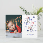 Fa La La | Carte de vacances (Debout devant)