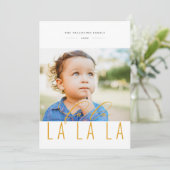 Fa La La Colorful Carte photo (Debout devant)