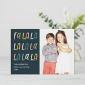 Fa La La | Couleurs pastel | Cartes photos de vaca (Debout devant)