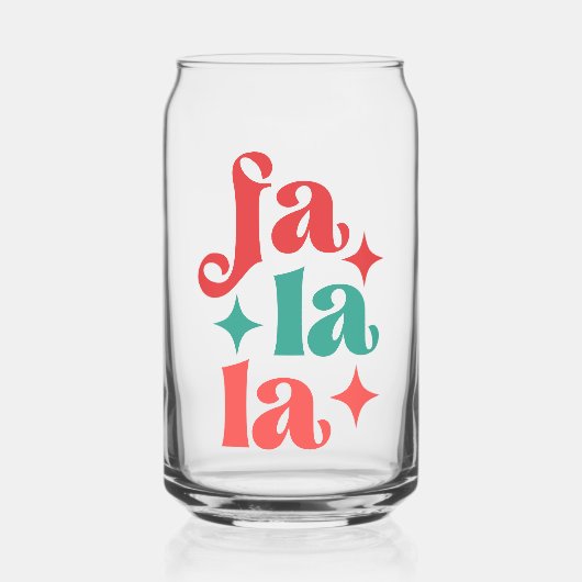 Fa La La - Festive vacances Typographie Design (Recto)